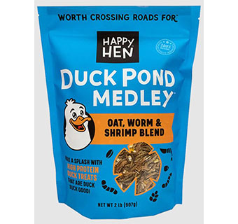 HAPPY HEN™ DUCK POND MEDLY™ OAT WORM & SHRIMP BLEND 2 LB 1/PKG