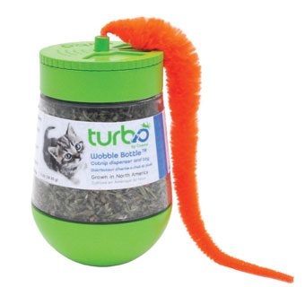 TURBO® WOBBLE BOTTLE CAT TOY