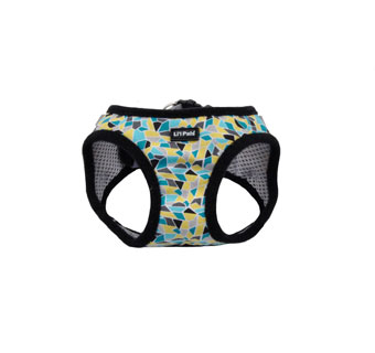 LI'L PALS® 06249 ADJ DOG HARNESS CANVAS 8 - 10 IN TL/YEL/GSG