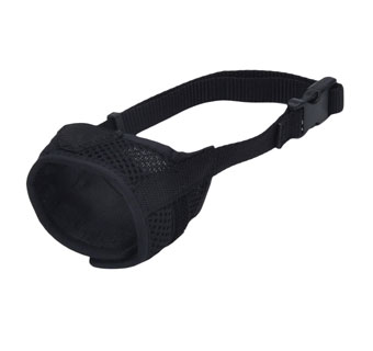 BEST FIT® 01360 ADJ COMFORT DOG MUZZLE BLACK S (4-1/2 TO 6 IN)