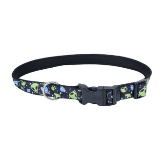 STYLES 06428 AUTHORIZED DEALER DOG COLLAR 8 - 12 IN X 5/8 IN ALIENS