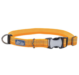 K9 EXPLORER® 36932 ADJUSTABLE BRTS REFLECTIVE COLLAR 12 - 18 IN X 1 IN DESERT
