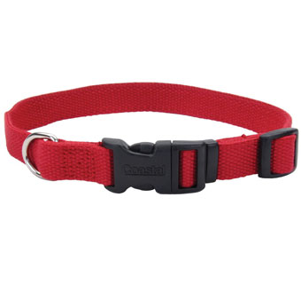 NEW EARTH® 14601 ADJUSTABLE COLLAR SOY FIBER 12 - 18 IN X 3/4 IN CBRRY