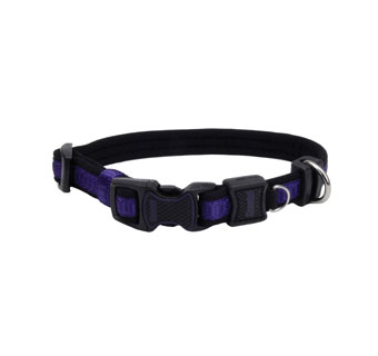 INSPIRE 15423 ADJUSTABLE DOG COLLAR 8 - 12 IN X 5/8 IN PURPLE