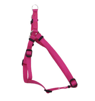 COMFORT WRAP® 06945 ADJUSTABLE DOG HARNESS NYLON L 1 IN PINK FLAMINGO
