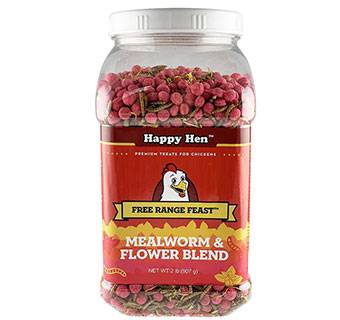 HAPPY HEN™ FREE RANGE FEAST™ MEALWORM & FLOWER BLEND 2 LB 1/PKG