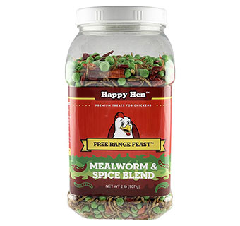 HAPPY HEN™ FREE RANGE FEAST™ MEALWORM & SPICE BLEND 2 LB 1/PKG