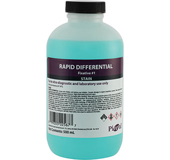 PIVETAL® RAPID DIFFERENTIAL STAINS FIXATIVE STAIN #1 500 ML 1/PKG