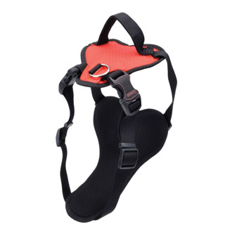 INSPIRE 15988 ADJ DOG HARNESS PLUSH PAD 1 IN X 26 - 38 IN RED