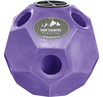 HAY PLAY HORSE FEEDER BALL PURPLE 1/PKG