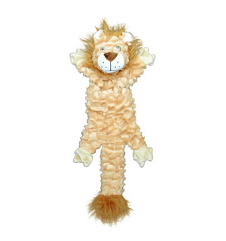 JOLLY PETS FAT TAIL DOG TOY SMALL 7 IN LION 1/PKG