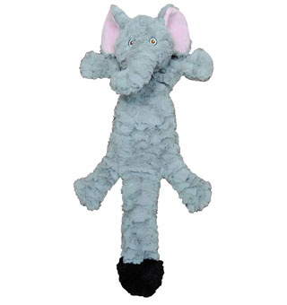 JOLLY PETS FAT TAIL DOG TOY SMALL 7 IN ELEPHANT 1/PKG