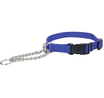 CHECK-CHOKE 66611 ADJ TRAINING DOG COLLAR 18 - 22 IN X 3/4 IN BLUE