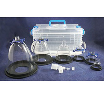 ANESTHESIA MASK COMPLETE SET FOR ANESTHESIA EQUIPMENT 6/PKG