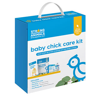 BABY CHICK CARE KIT INCLUDES MULTIPLE ITEMS