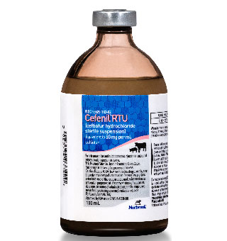 CEFENIL® RTU (CEFTIOFUR HYDROCHLORIDE) INJECTION 100 ML 1/PKG (RX)