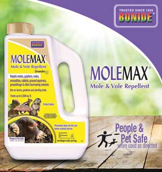 MOLEMAX® MOLE AND VOLE REPELLENT GRANULE 5 LB