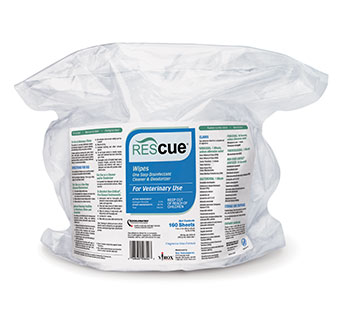 RESCUE® WIPES 11 IN X 12 IN REFILL POUCH 160 WIPES/PKG