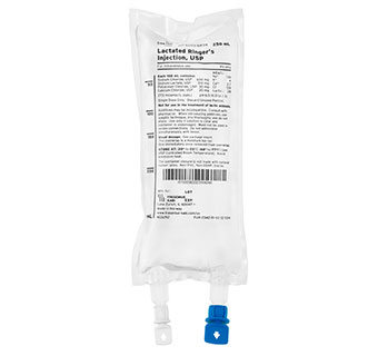 LACTATED RINGER’S INJECTION USP BAG 250 ML (RX)