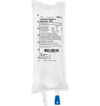 LACTATED RINGER’S INJECTION USP BAG 1000 ML (RX)
