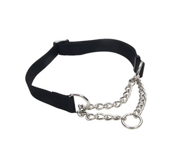 CHECK-CHOKE 06910 ADJ TRAINING DOG COLLAR 17 - 24 IN X 1 IN BLACK