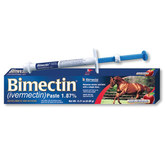 BIMECTIN® IVERMECTIN DEWORMER PASTE 1.87% 6.08GM BULK