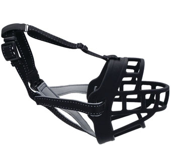 01365 SOFT BASKET MUZZLE BLACK SIZE 2