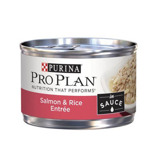 PURINA® PRO PLAN® CAT FOOD 11% PROTEIN SALMON/RICE 3 OZ 24/PKG