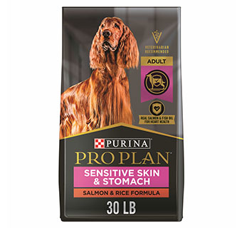 PURINA® PRO PLAN® SENSITIVE SKIN AND STOMACH DOG FOOD 26% PROTEIN 30 LB