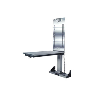 FOLDING SCALE/FOOT CONTROL LIFT TABLE 225 LB STAINLESS STEEL