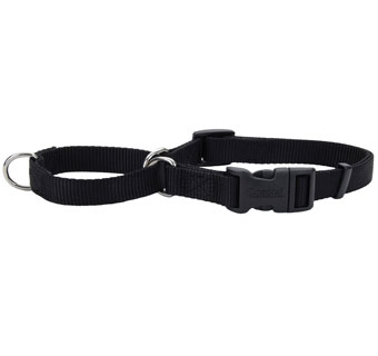 NO! SLIP® 66907 MARTINGALE DOG COLLAR 22 - 29 IN X 1 IN BLACK