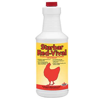 STARBAR® RED-VIVAL POULTRY SUPPLEMENT 1 QT