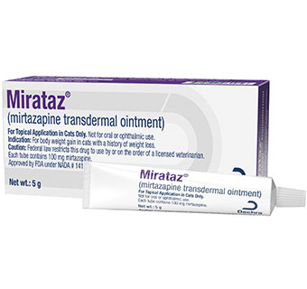 MIRATAZ® (MIRTAZAPINE TRANSDERMAL OINTMENT) 5 G 1/PKG (RX)