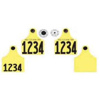 TAMPERPROOF™ HALF DUPLEX MATCHED PAIR SET MAXI 103 LAYOUT YELLOW