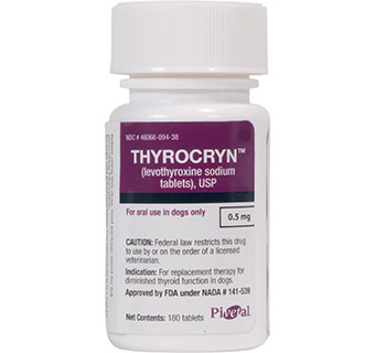 THYROCRYN™ (LEVOTHYROXINE SODIUM TABLETS) USP 0.5 MG 180/BOTTLE (RX)