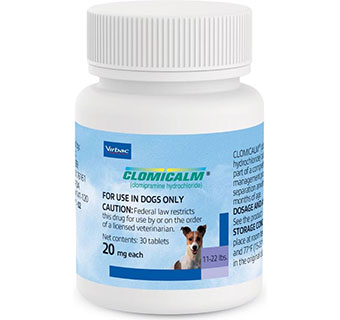 CLOMICALM® (CLOMIPRAMINE HYDROCHLORIDE) TABLETS FOR DOGS 20 MG 30/BOTTLE (RX)