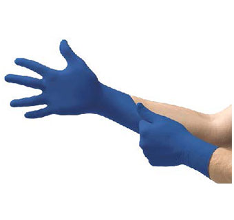 MICRO-TOUCH® ROYAL BLUE NITRILE EXAM GLOVES SIZE M (7.5-8) 100/BOX