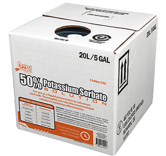 POTASSIUM SORBATE 50% 5 GALLON 1/PKG