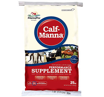 CALF-MANNA® MULTI-SPECIES PERFORMANCE SUPPLEMENT 25 LB 1/PKG