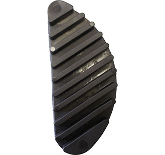  RUBBER HOOF BLOCK RIBBED 5 IN 1/PKG