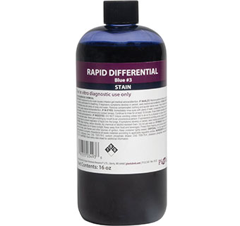 PIVETAL® RAPID DIFFERENTIAL #3 COUNTER STAIN BLUE 500 ML 1/PKG