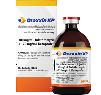 DRAXXIN® KP (tulathromycin and ketoprofen injection) 100 MG/ML 100ML (RX)