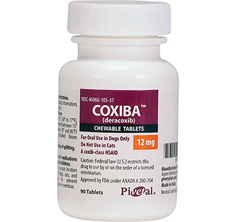 PIVETAL® COXIBA™ (DERACOXIB) CHEWABLE TABLETS 12 MG 90/BOTTLE (RX)