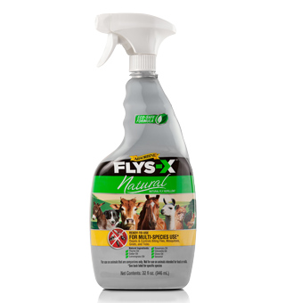 FLYS-X® NATURAL FLY REPELLENT SPRAY 32 FL OZ SPRAY BOTTLE 1/PKG