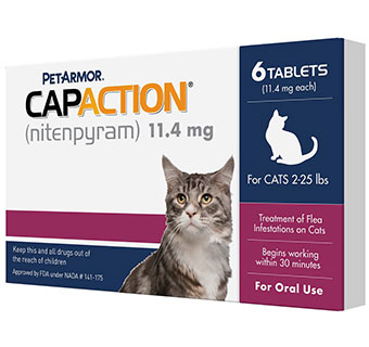 CAPACTION FLEA TABLET CAT 6S