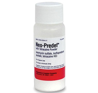 NEO-PREDEF® WITH TETRACAINE POWDER 15 G 12/PKG (RX)