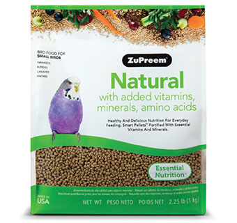 ZUPREEM® NATURAL BIRD FOOD FOR SMALL BIRDS 2.25LB 1/PKG