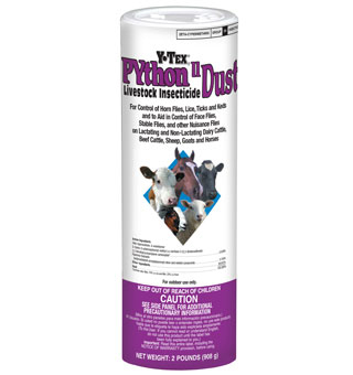 PYTHON® II DUST LIVESTOCK INSECTICIDE SHAKER CAN 2 LB 1/PKG
