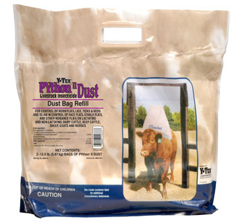 PYTHON® II DUST LIVESTOCK INSECTICIDE REFILL 12.5 LB 2/PKG