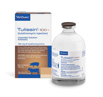 TULISSIN® 100 TULATHROMYCIN INJECTION 100 MG INJECTABLE SOLUTION 100 ML 1/PKG